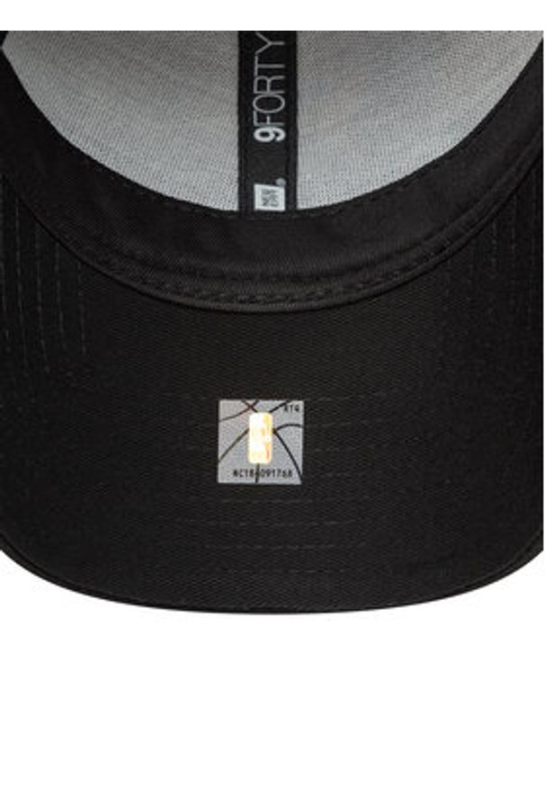 New Era Czapka z daszkiem LA Lakers NBA Black 9FORTY 60667432 Czarny. Kolor: czarny. Materiał: materiał, bawełna