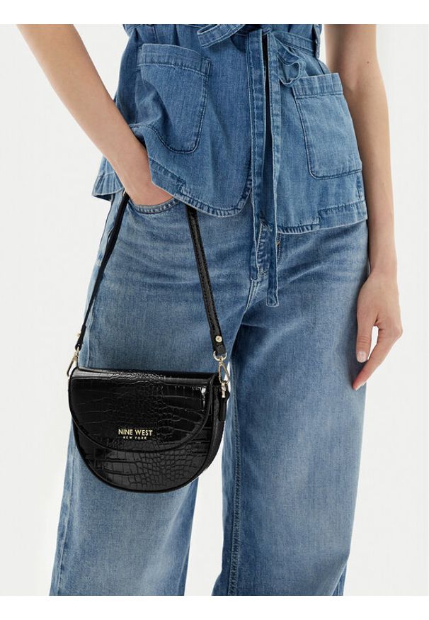 Nine West Torebka CEO-ZOE-S23806 Czarny. Kolor: czarny