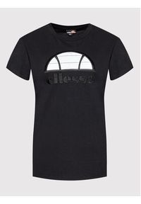 Ellesse T-Shirt Ginera Tee SGK12143 Czarny Regular Fit. Kolor: czarny. Materiał: bawełna