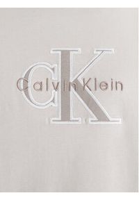 Calvin Klein Jeans T-Shirt LV04RF819G Beżowy Regular Fit. Kolor: beżowy. Materiał: bawełna #5
