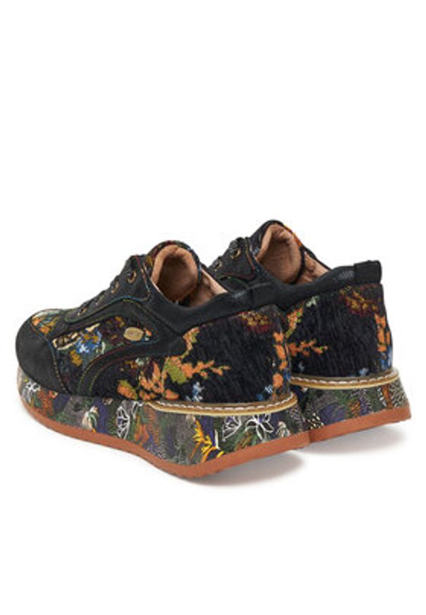 Laura Vita Sneakersy Delphine 15 Czarny. Kolor: czarny. Materiał: skóra