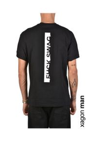 Xagon Man T-Shirt | A20082J30064 | Mężczyzna | Czarny. Okazja: na co dzień. Kolor: czarny. Materiał: bawełna. Wzór: nadruk. Styl: casual #5