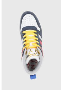 Tommy Jeans Buty skórzane kolor granatowy. Zapięcie: sznurówki. Kolor: niebieski. Materiał: skóra #5