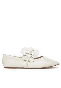 Aldo Baleriny Floralina 13966794 Biały. Kolor: biały. Materiał: skóra
