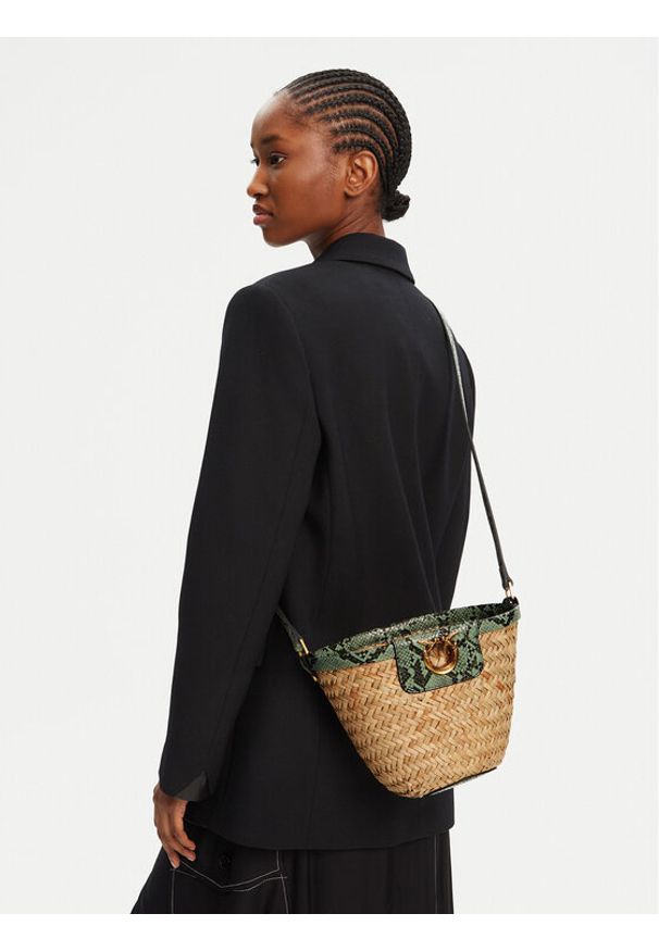 Pinko - PINKO Torebka Love Summer Bucket PE 25 PLTT 103325 A2GO Beżowy. Kolor: beżowy