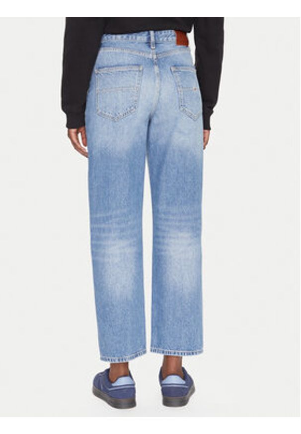 Tommy Jeans Jeansy Layla DW0DW21278 Niebieski Straight Fit. Kolor: niebieski