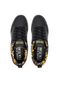 Versace Jeans Couture Sneakersy 79YA3SD6 ZPB38 Czarny. Kolor: czarny. Materiał: skóra #3