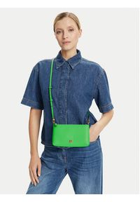 Pinko - PINKO Torebka Flat Horizontal Mini AI 25-26 104277 A0F1 Zielony. Kolor: zielony. Materiał: skórzane