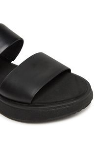 Calvin Klein Jeans Klapki Sandal Slide Double Strap YW0YW01694 Czarny. Kolor: czarny. Materiał: skóra #6