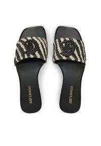 Just Cavalli Klapki Elsie78RA3S91 ZSC05 Czarny. Kolor: czarny. Materiał: skóra #5