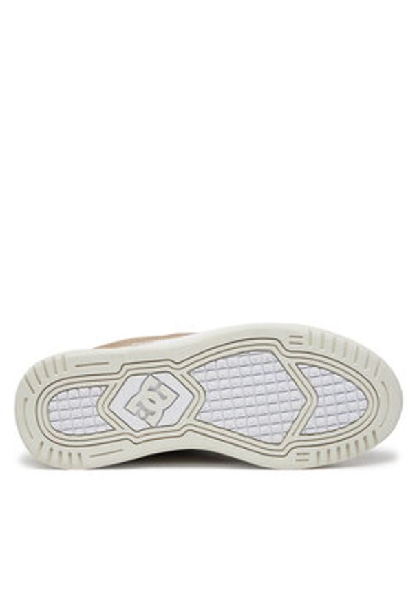 DC Sneakersy Construct ADJS100172-TAN Brązowy. Kolor: brązowy. Materiał: skóra