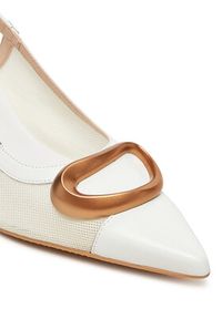 Hispanitas Sandały Nova HV253957 Biały. Kolor: biały. Materiał: skóra