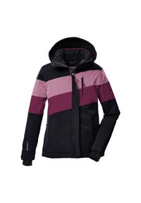 Kurtka narciarska z kapturem dla dziewczynki Killtec KSW 197. Typ kołnierza: kaptur. Kolor: czarny. Sezon: zima. Sport: narciarstwo #1