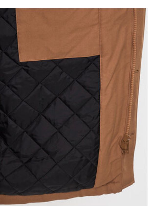 Carhartt WIP Parka Rigby I030831 Beżowy Regular Fit. Kolor: beżowy. Materiał: bawełna