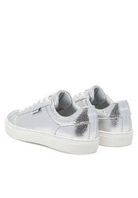 Hugo - HUGO Sneakersy 50541657 040 Srebrny. Kolor: srebrny. Materiał: skóra #4