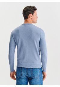 Pako Lorente - PAKO LORENTE – Niebieski sweter męski o-neck. Okazja: na co dzień. Kolor: niebieski. Materiał: wiskoza, poliester. Sezon: jesień. Styl: casual #2