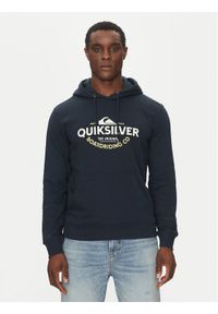 Quiksilver Bluza EQYFT05089 Granatowy Regular Fit. Kolor: niebieski. Materiał: bawełna #1