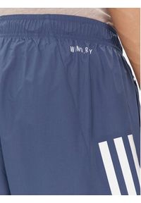 Adidas - adidas Spodnie dresowe Future Icons 3-Stripes IR9239 Niebieski Slim Fit. Kolor: niebieski. Materiał: syntetyk #4