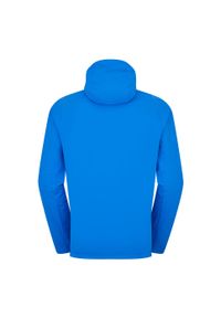 Kurtka softshellowa rozpinan Rab Borealis Alpine Hoody z kapturem. Typ kołnierza: kaptur. Kolor: niebieski