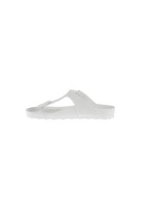 Japonki damskie Birkenstock Gizeh. Zapięcie: bez zapięcia. Kolor: biały. Materiał: syntetyk, materiał. Sezon: lato. Sport: turystyka piesza