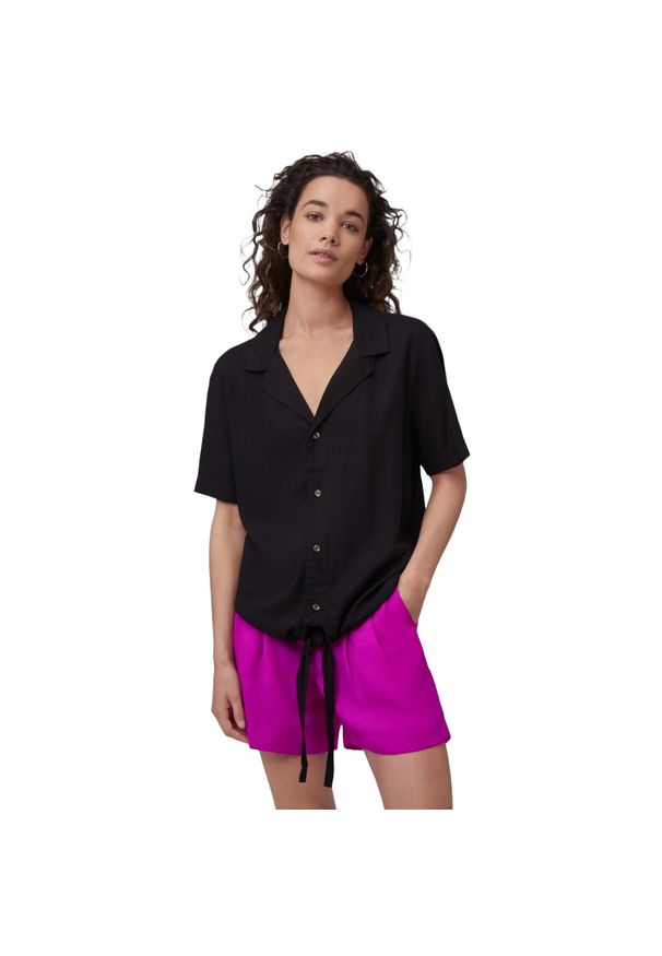 Koszula damskie O'Neill Cali Woven. Kolor: czarny. Materiał: materiał, wiskoza