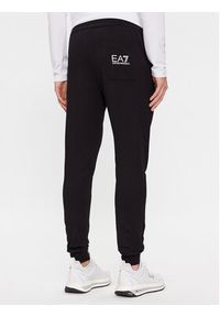 EA7 Emporio Armani Spodnie dresowe 7M000571 AF13512 MC001 Czarny Regular Fit. Kolor: czarny. Materiał: bawełna