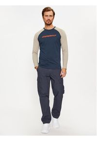 Dynafit Longsleeve 24/7 M L/S Tee 08-70956 Granatowy Regular Fit. Kolor: niebieski. Materiał: syntetyk. Długość rękawa: długi rękaw #3