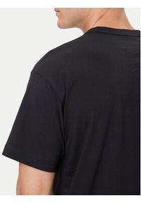 Versace Jeans Couture T-Shirt 79GAHE01 CJ00T Czarny Regular Fit. Kolor: czarny. Materiał: bawełna