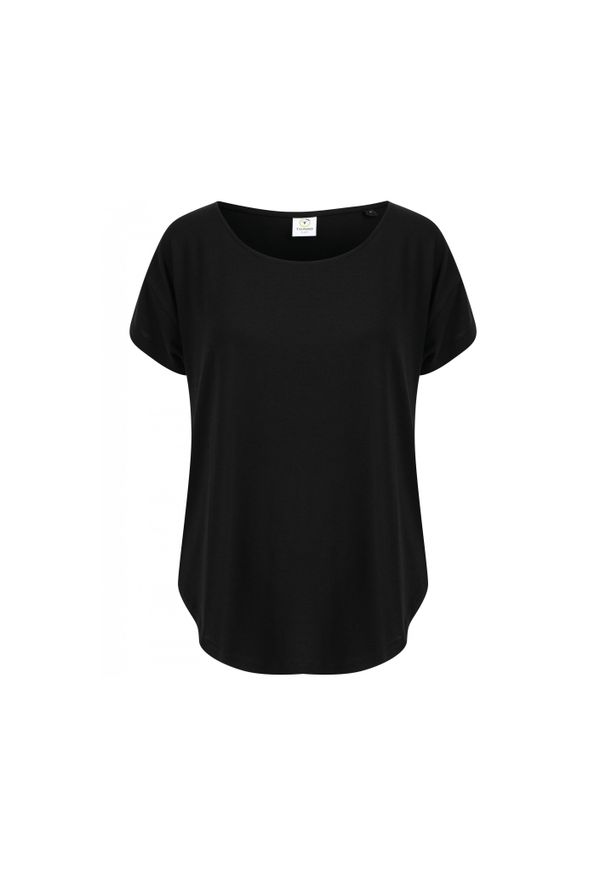 TOMBO - Koszulka damska Tombo. Kolor: czarny. Sport: fitness