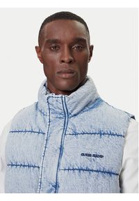 Guess Bezrękawnik M5BN81 D6181 Niebieski Regular Fit. Kolor: niebieski. Materiał: bawełna. Długość rękawa: bez rękawów #6