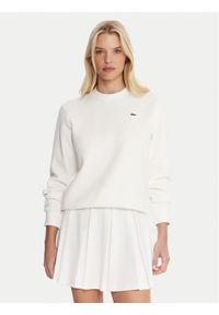 Lacoste Bluza SF5245 Écru Relaxed Fit. Materiał: bawełna