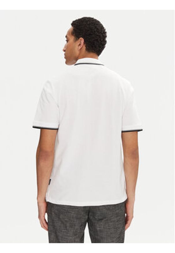 Jack & Jones - Jack&Jones Polo Pacer 12273303 Biały Regular Fit. Typ kołnierza: polo. Kolor: biały. Materiał: bawełna