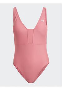 Adidas - adidas Strój kąpielowy Iconisea 3-Stripes Swimsuit IB9243 Różowy Fitted Fit. Kolor: różowy. Materiał: syntetyk #5
