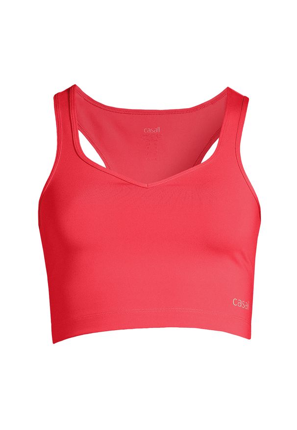 CASALL - Top treningowy damski Casall Heart Shape Sport. Kolor: czerwony. Sport: fitness