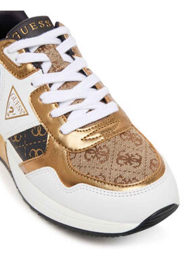 Guess Sneakersy FLFMIC FAL12 Biały. Kolor: biały. Materiał: skóra