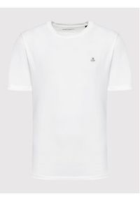 Marc O'Polo T-Shirt B21 2012 51054 Biały Regular Fit. Typ kołnierza: polo. Kolor: biały. Materiał: bawełna #4
