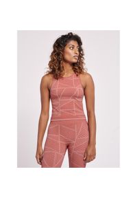 Damski crop top Hummel MT Energy. Kolor: wielokolorowy, fioletowy, czerwony. Sport: fitness #1
