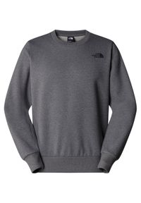 The North Face Bluza Simple Dome NF0A89FB Szary Regular Fit. Kolor: szary. Materiał: bawełna