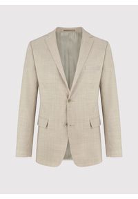 Pako Lorente - PAKO LORENTE – Wełniana marynarka garniturowa w kolorze beżowym. Kolor: beżowy. Materiał: wełna #3
