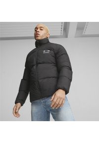 Kurtka Puma BMW MMS ESS Padded Jacket, Mężczyźni. Kolor: czarny. Materiał: materiał, poliester