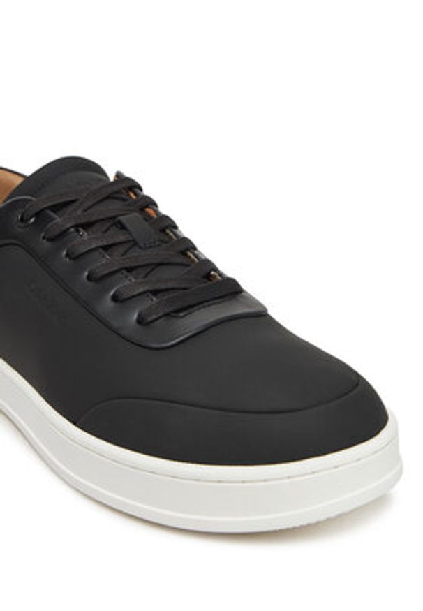 Calvin Klein Sneakersy Low Top Lace Up Oxford Rubb Lth HM0HM01708 Czarny. Kolor: czarny. Materiał: nubuk, skóra