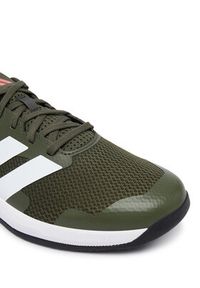 Adidas - adidas Buty na siłownię Dropset Base JR9305 Khaki. Kolor: brązowy. Materiał: materiał. Sport: fitness #4