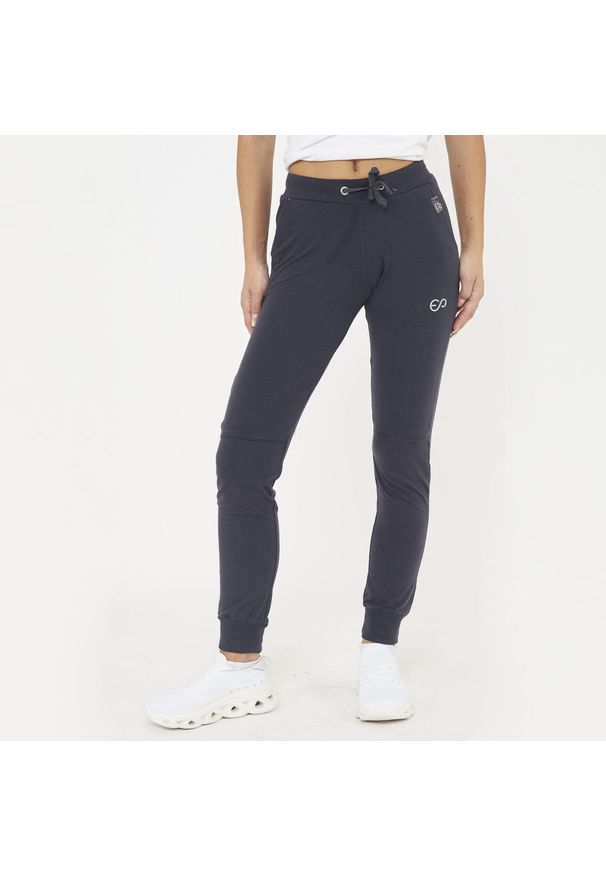 ELPLAYER - Spodnie sportowe Clinax. Kolor: szary. Materiał: dresówka, jersey