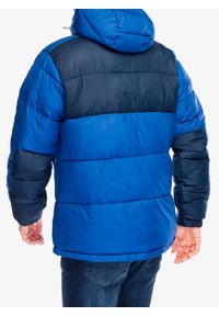 columbia - Kurtka ocieplana męska Columbia Pike Lake II Hooded Jacket. Kolor: niebieski. Sport: turystyka piesza