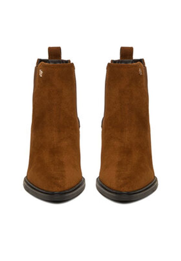 MEXX Botki CEO-MX/046C-WI44 Brązowy. Kolor: brązowy. Materiał: skóra, zamsz