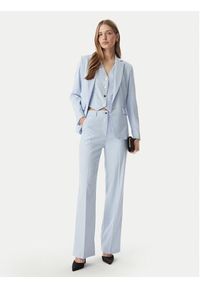 Morgan Spodnie materiałowe 261-PTYA.F Niebieski jasny Regular Fit. Kolor: niebieski. Materiał: syntetyk #3