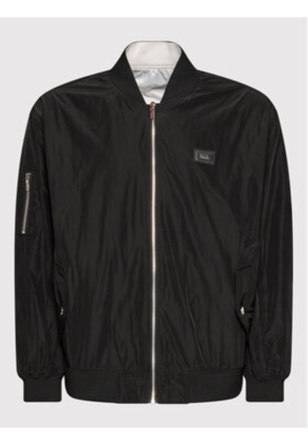 Karl Lagerfeld - KARL LAGERFELD Kurtka bomber 505005 521501 Kolorowy Regular Fit. Typ kołnierza: dekolt w karo. Materiał: syntetyk. Wzór: kolorowy