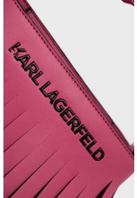 Karl Lagerfeld torebka 220W3030.61 kolor różowy. Kolor: różowy #4