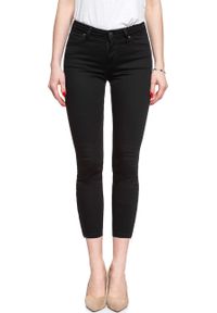 Lee - SPODNIE DAMSKIE LEE SCARLETT CROPPED BLACK RINSE L30CFS47