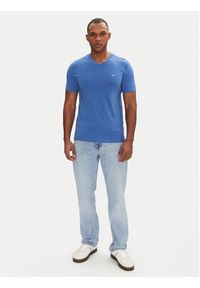 Tommy Jeans T-Shirt Jaspe DM0DM20364 Niebieski Slim Fit. Kolor: niebieski. Materiał: bawełna, syntetyk #2